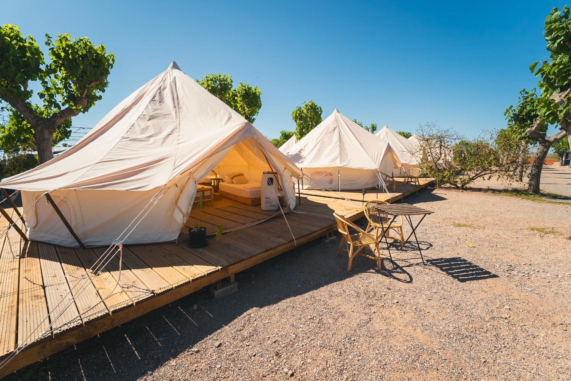 Camping Tres Estrellas Mediterraneo チルチェス エクステリア 写真